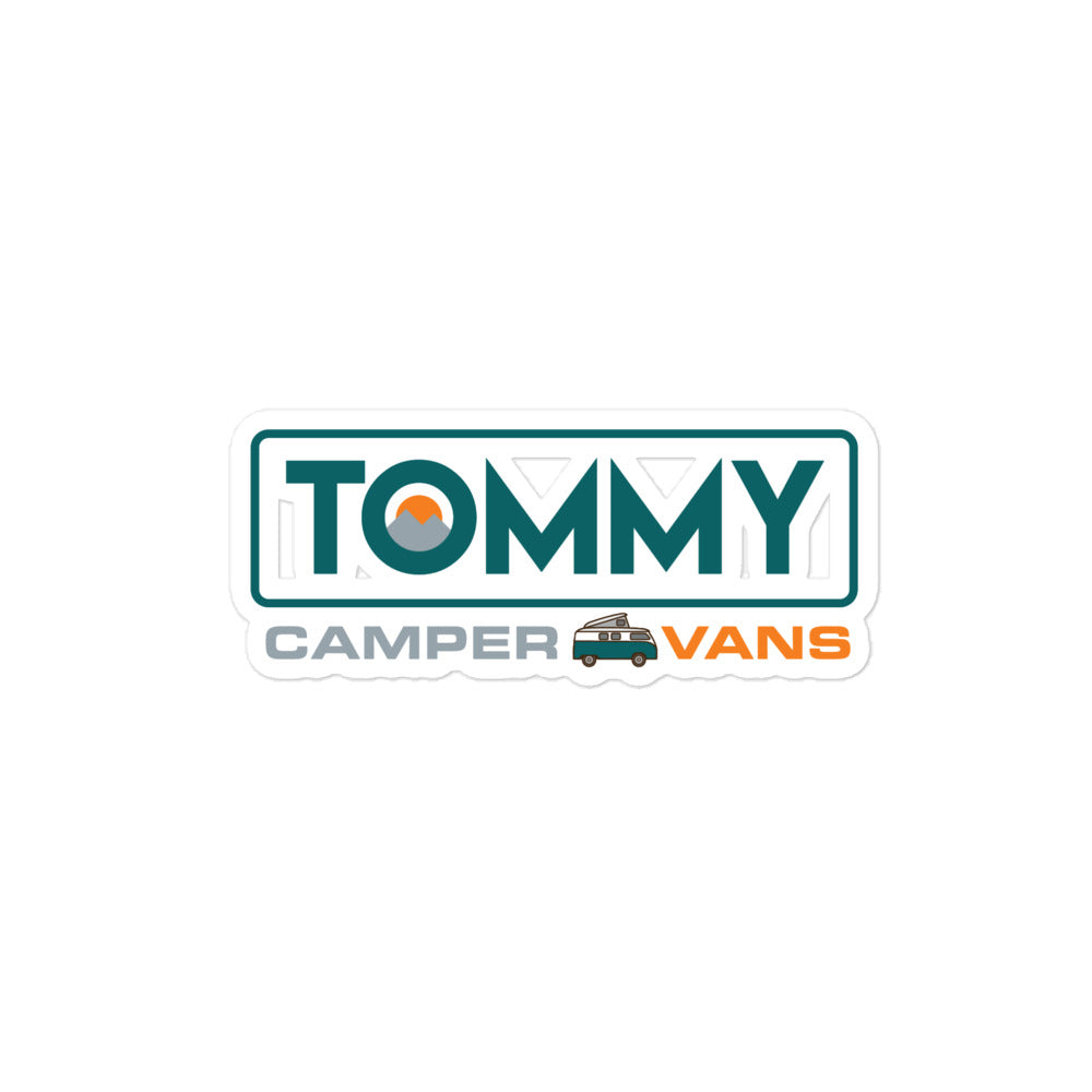 Tommy Bubble-free Sticker